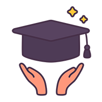 Image de chapeau de diplomé